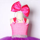 Lol Dolls Birthday Party Tutu Dress - Handmade Kids LOL Costume & Pink Bow Headband - Lilas Closet