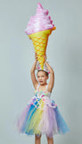 Candy Girls Kids Ice Cream Tutu Dress with Bows Children Birthday Cake Smash Photo Food Costume Girls Dance Pageant Gown Dress - Tutu-Dresses.com
