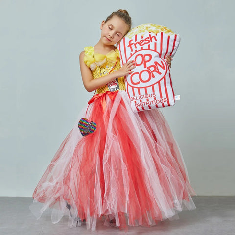 Dress Up America Popcorn Movie Night Costume for Kids