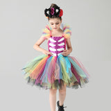 Kids Day of the Dead Skeleton Halloween Costume - Girls The Book of Life Tutu Dress - Birthday Party Outfit - Day of the Dead Dress Up - Lilas Closet