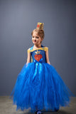 Girls Evie Inspired Tutu Dress - Handmade Tutu Dress - Royal Blue Evie Dress - Red Heart Evie Costume - Birthday Party Outfit - Lilas Closet