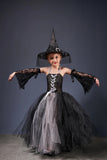 Girls Black Evil Witch Halloween Costume - Black Witch Tutu Dress - Kids Black Witch Carnival Dress + All Accessories Included - Lilas Closet