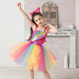 Kids Rainbow Jojo Siwa Tutu Dress - Girls Jojo Siwa Costume - Bright Tutu Dress - Jojo Siwa Birthday Party - Jojo Birthday Party - Lilas Closet