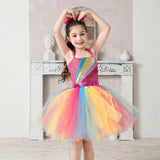 Kids Rainbow Jojo Siwa Tutu Dress - Girls Jojo Siwa Costume - Bright Tutu Dress - Jojo Siwa Birthday Party - Jojo Birthday Party - Lilas Closet