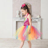 Kids Rainbow Jojo Siwa Tutu Dress - Girls Jojo Siwa Costume - Bright Tutu Dress - Jojo Siwa Birthday Party - Jojo Birthday Party - Lilas Closet