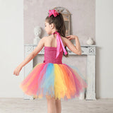 Kids Rainbow Jojo Siwa Tutu Dress - Girls Jojo Siwa Costume - Bright Tutu Dress - Jojo Siwa Birthday Party - Jojo Birthday Party - Lilas Closet