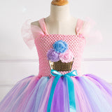 Kids Cupcake Cake Smash Handmade Tutu Dress for Girls Birthday Party - Tutu-Dresses.com