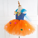 New Clown Inspired Tutu Dress Girl Circus Party Dress Cute Christmas Present for Baby Girls Toddler Clothes Tutu Dresses for Girls - Tutu-Dresses.com