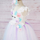 Princess Unicorn Inspired Tutu Dress - Girls Handmade Tutu Dress with Headband - Tutu-Dresses.com