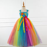 Girls Rainbow Unicorn Tutu Dress - Unicorn Birthday Party Dress - Tutu-Dresses.com