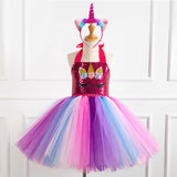 Girls Unicorn Birthday Party Tutu Dress - Unicorn Costume - Tutu-Dresses.com