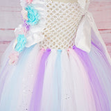 Princess Unicorn Inspired Tutu Dress - Girls Handmade Tutu Dress with Headband - Tutu-Dresses.com
