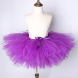 Purple Flower Girls Tutu Skirt - Ballet Dance Tutu Birthday Party Outfit - Tutu-Dresses.com