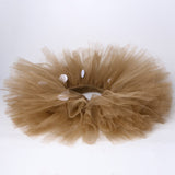 Brown Deer Girls Tutu Skirt Outfit and Reindeer Headband - Tutu-Dresses.com