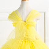 Girls Belle Princess Tutu Dress - Beauty And The Beast Birthday Party Costume - Tutu-Dresses.com