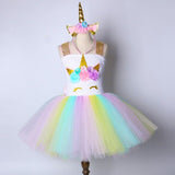 Girls Unicorn Tutu Dress - Kids Birthday Party Costume - Tutu-Dresses.com
