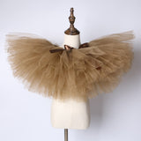 Brown Girls Tutu Skirt - Ballet Dance Tutu Birthday Party Outfit - Tutu-Dresses.com