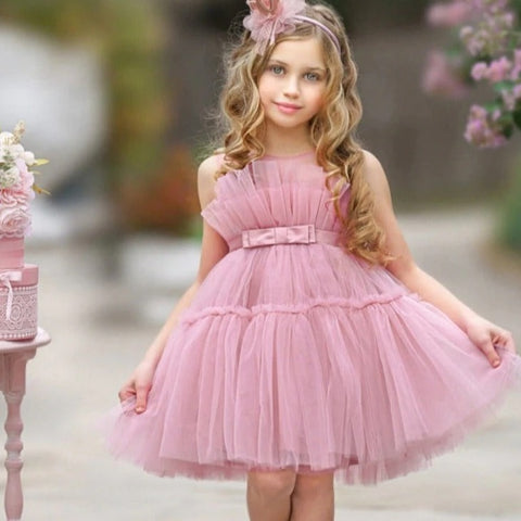 Jovani Kids K23682 Fuchsia Fit And Flare Sequin Bow Girls Short Dress –  Glass Slipper Formals